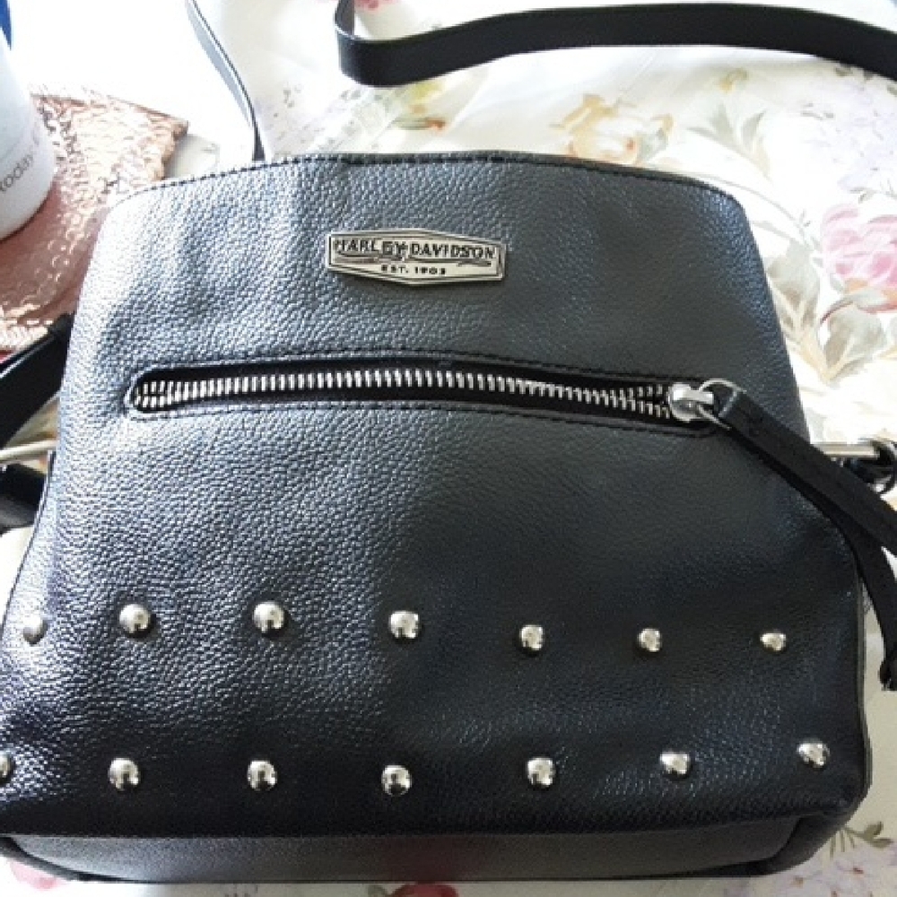 Harley-Davidson Gray Studded Women's Bag